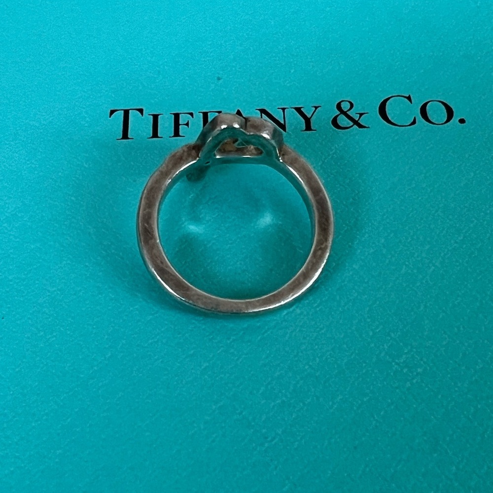 🔴Authentic Vintage TIFFANY & CO Paloma Picasso Diamond Sterling Silver Ring🔴 - Picture 4 of 7